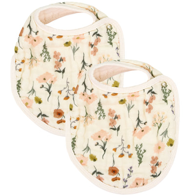 Cloud Muslin™ Bib 2 Pack - Rachel/Cream