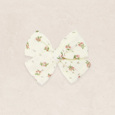 Adventure Bow - Rose Floral Clip