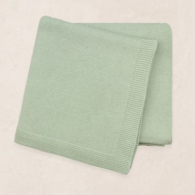 Knit Blanket - Sage