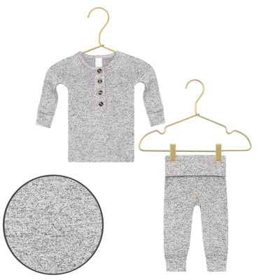 Sam Plush Knit Top + Bottoms
