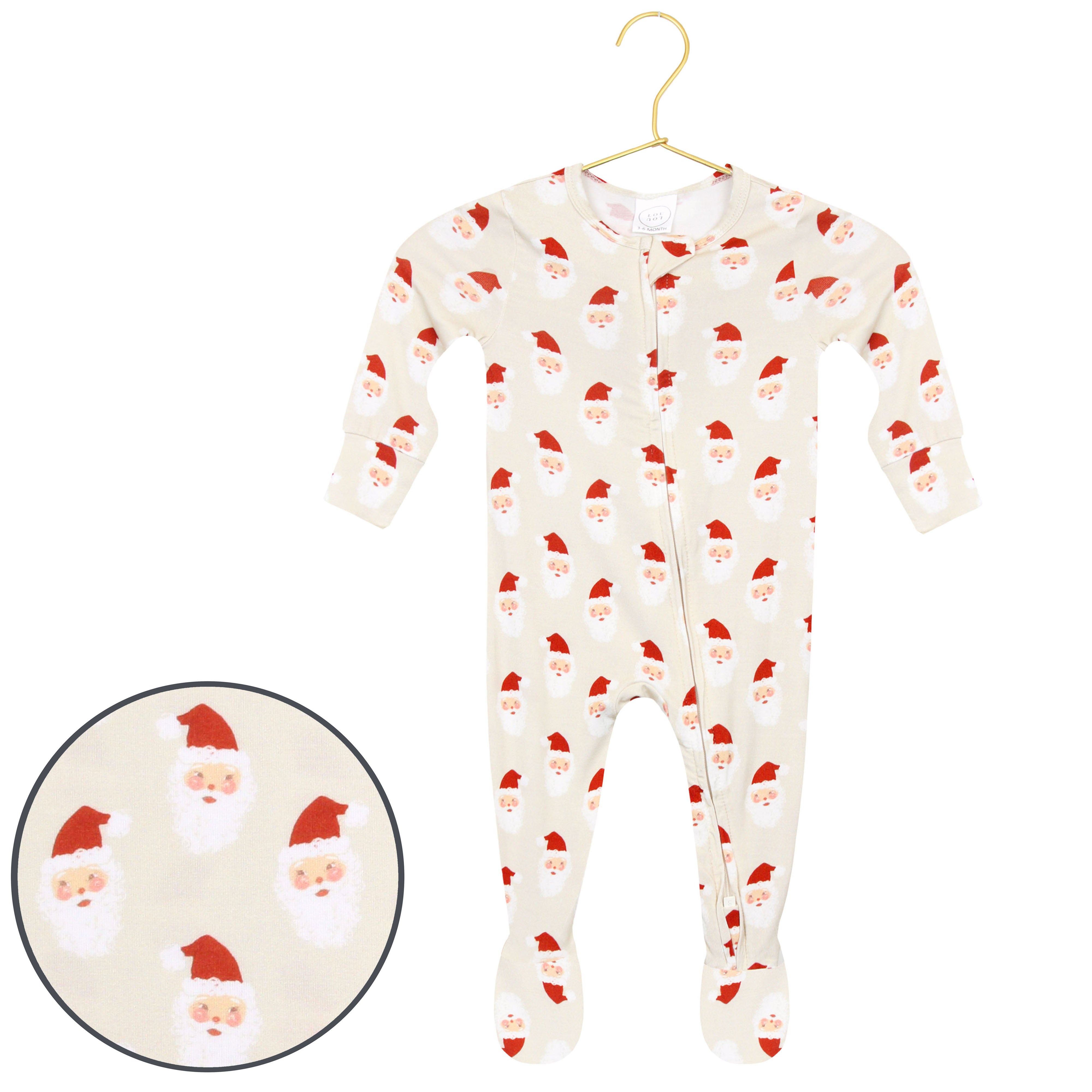 Pre-Order Holiday Zipper Footies