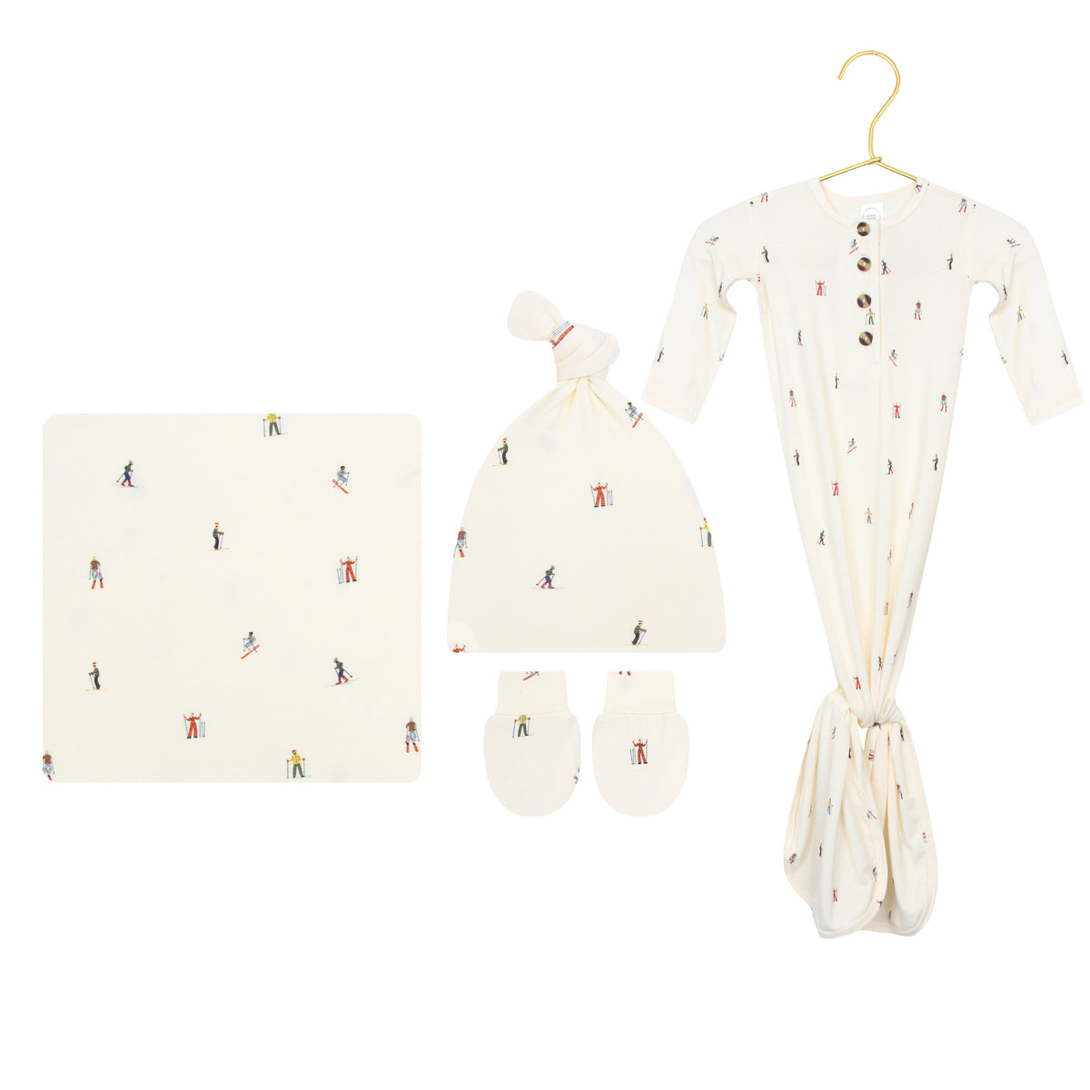Brighton Newborn Hat Bundle + Knotted Gown