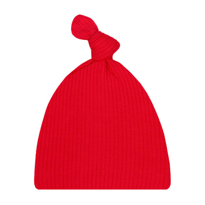 Sterling Ribbed Top Knot Hat