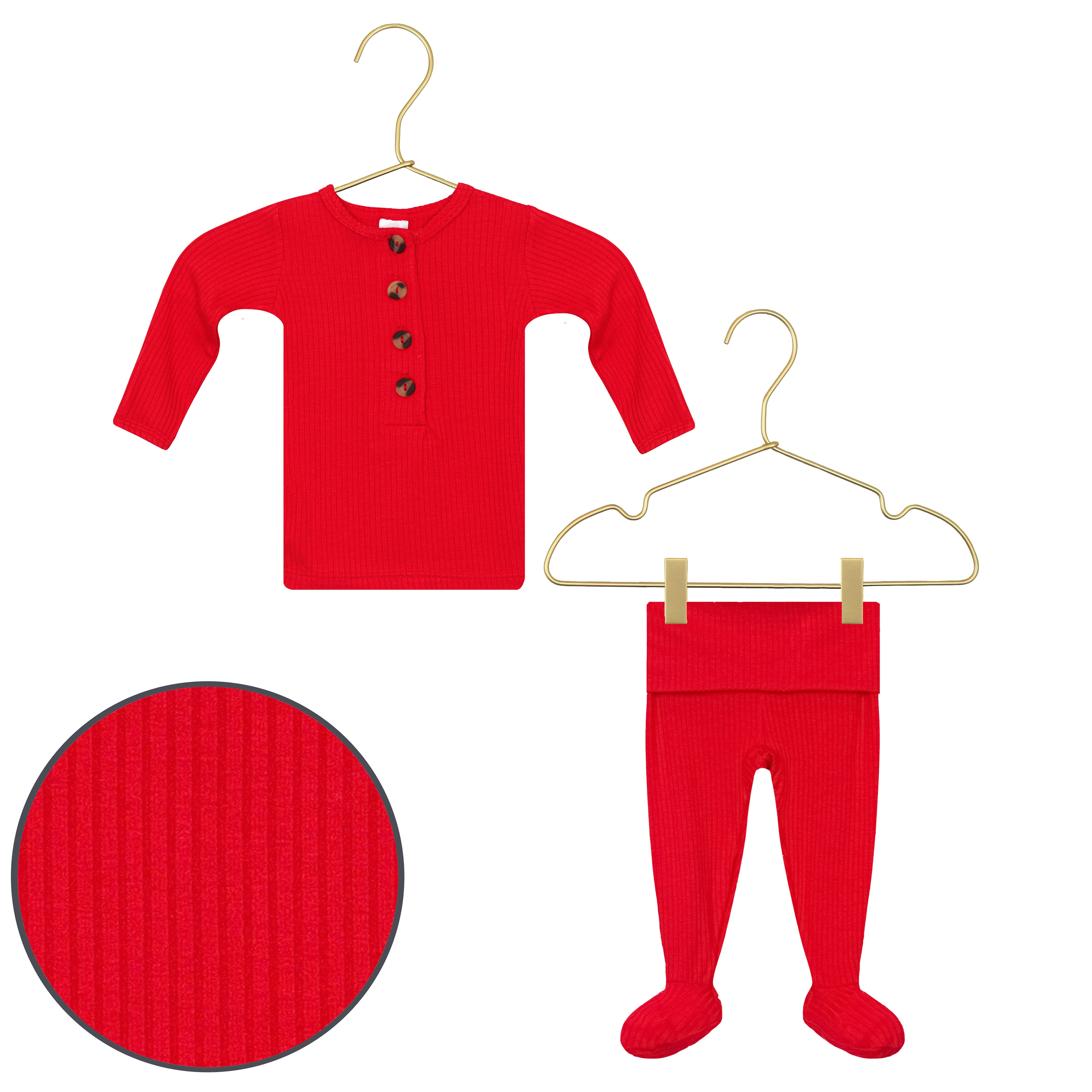 Sterling Ribbed Top + Bottoms