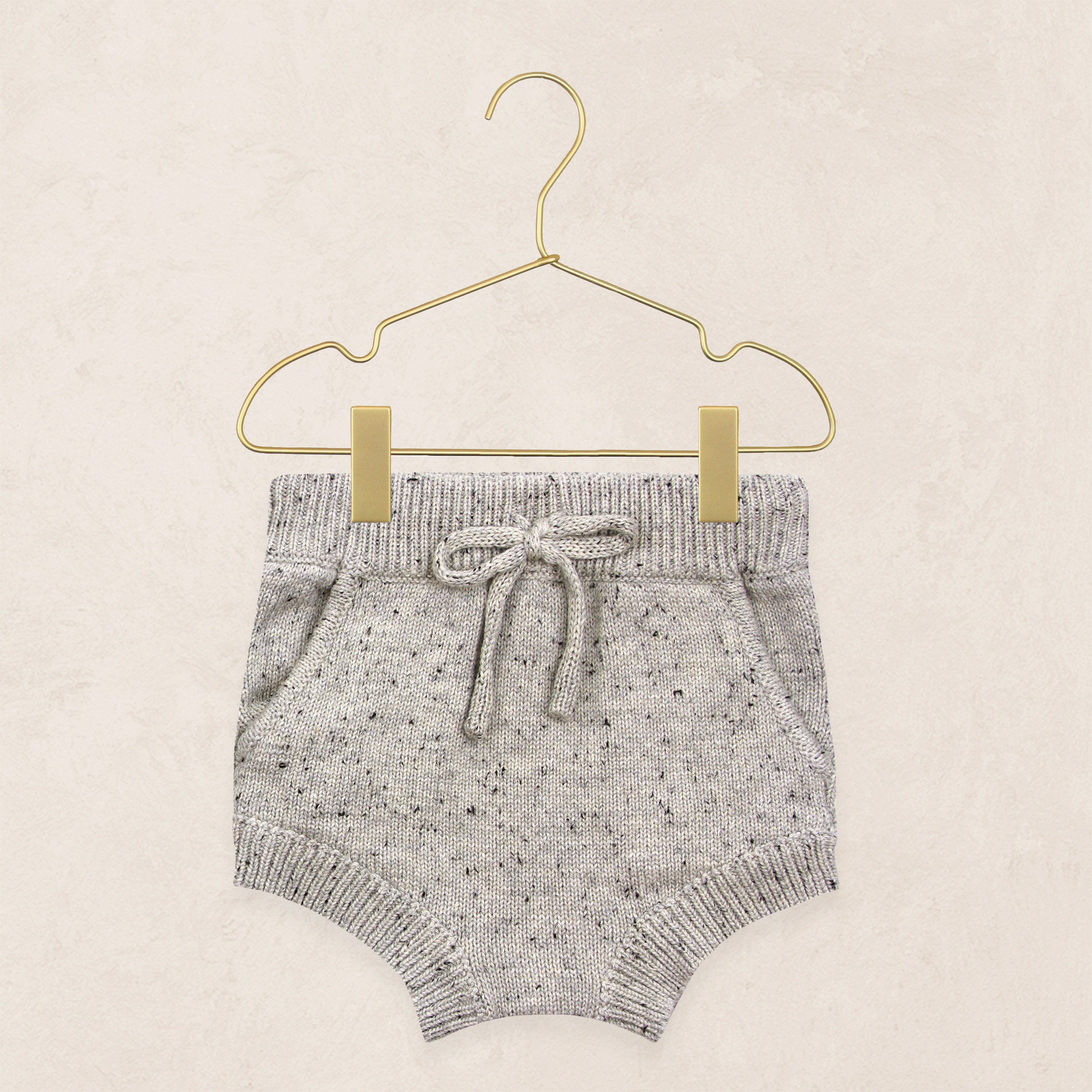 Knit Bummie - Grey Speckle