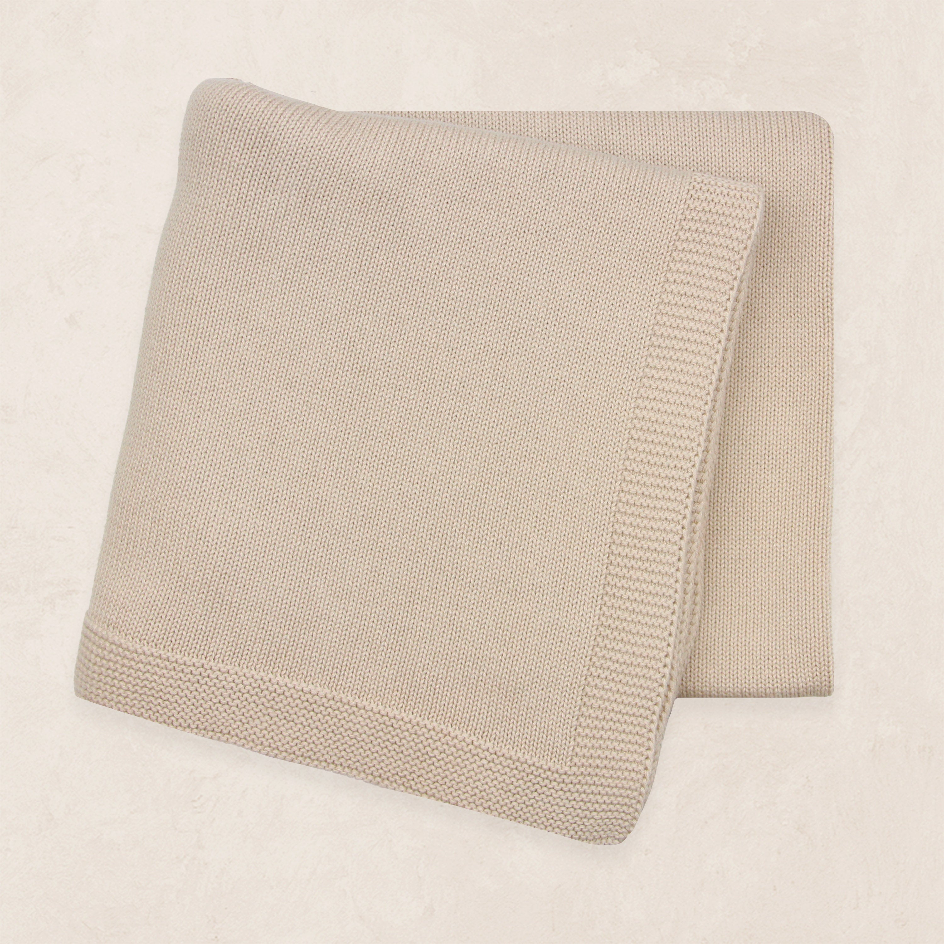 Knit Blanket - Tan