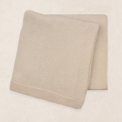 Knit Blanket - Tan