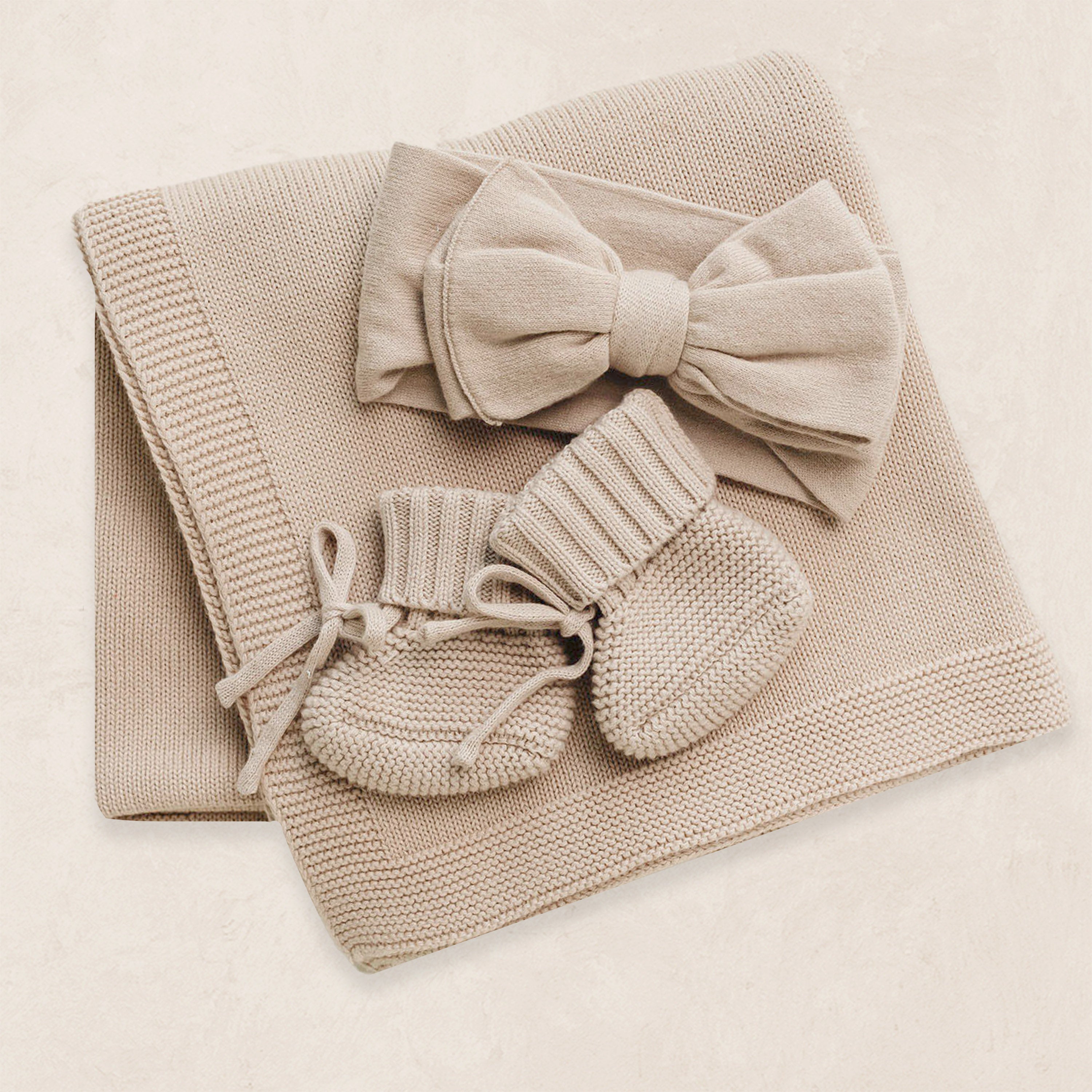 Knit Headband Bundle - Tan