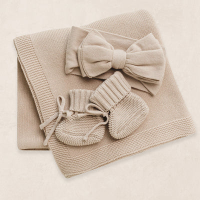 Knit Headband Bundle - Tan