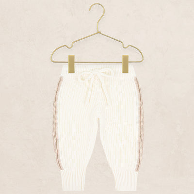 Knit Jogger Pant - Tan Racer Stripe
