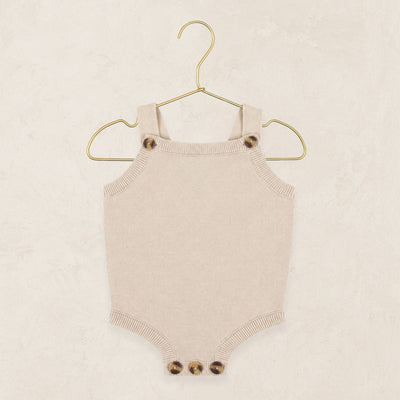 Knit Tank Onesie - Tan Overall