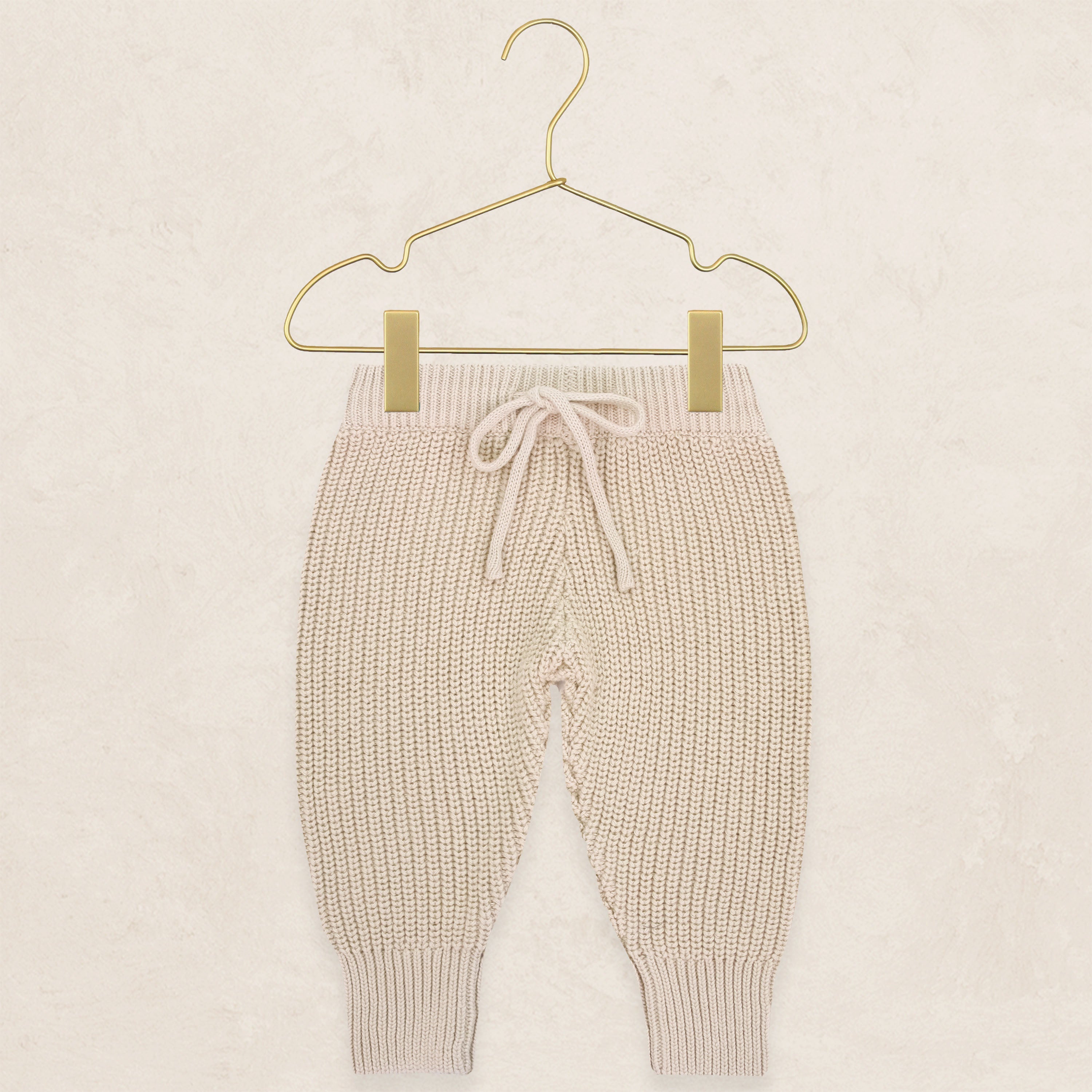 Knit Jogger Pant - Tan