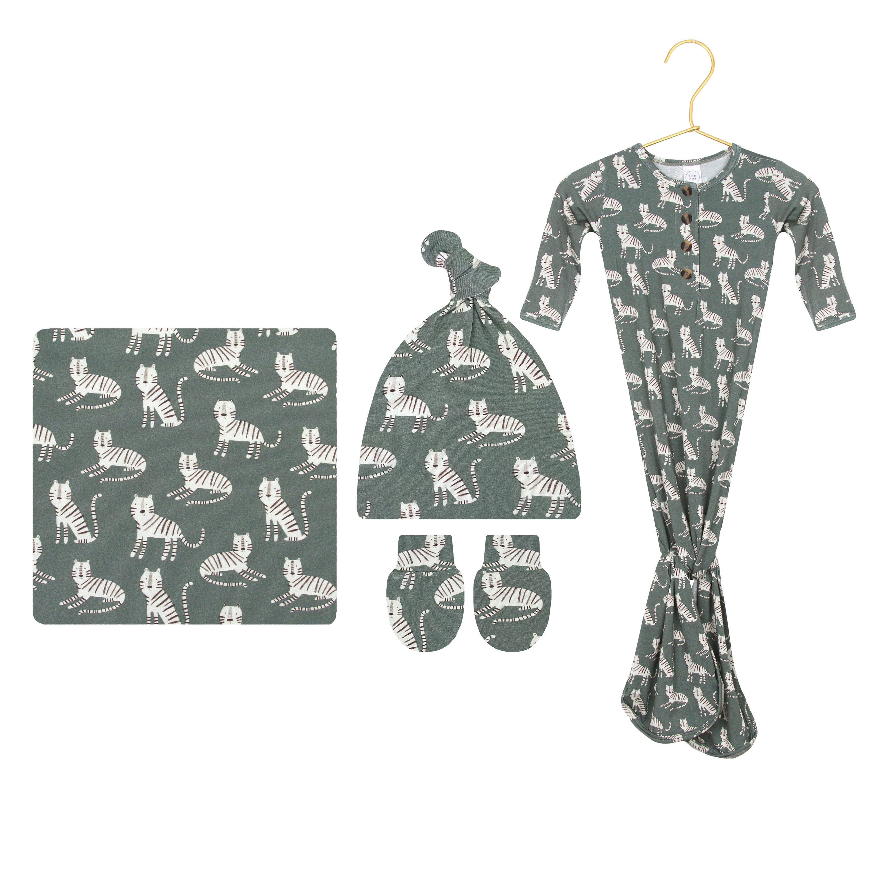 Kai Newborn Hat Bundle (Gown)
