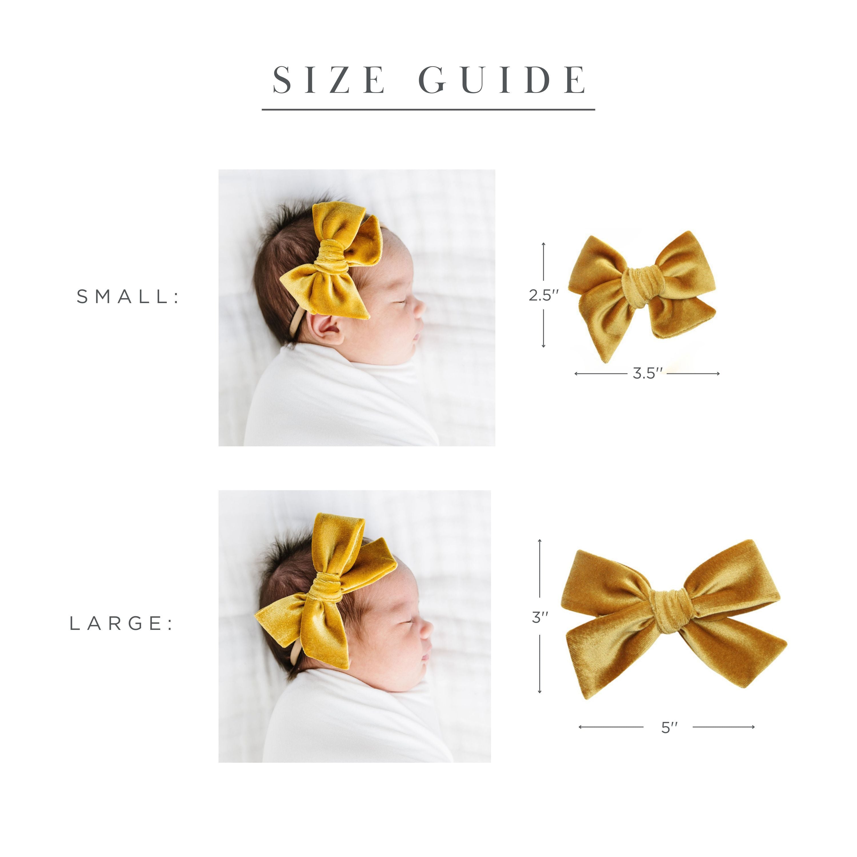 Velvet - Marigold Bow Headband
