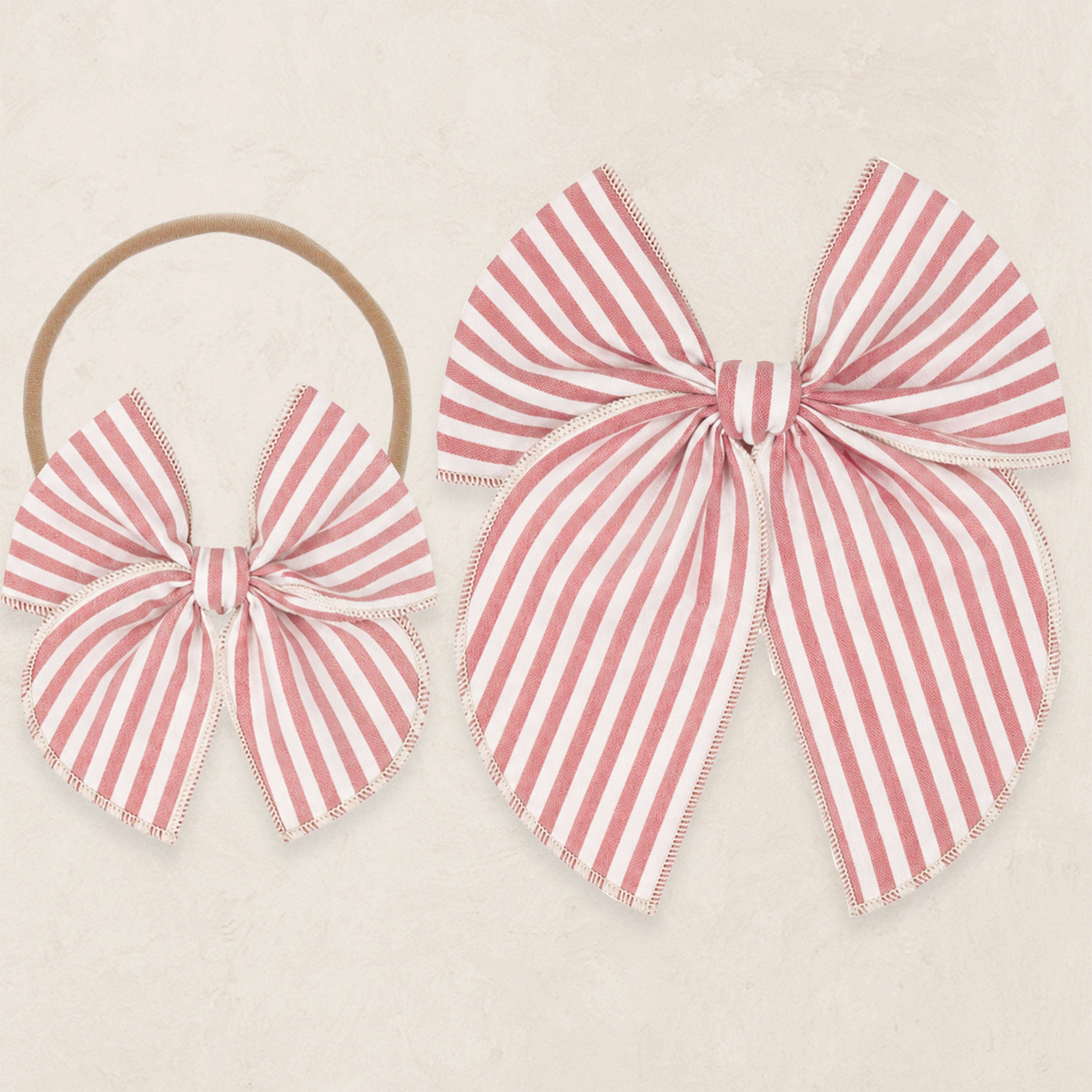 Heirloom Bow - Vintage Rose