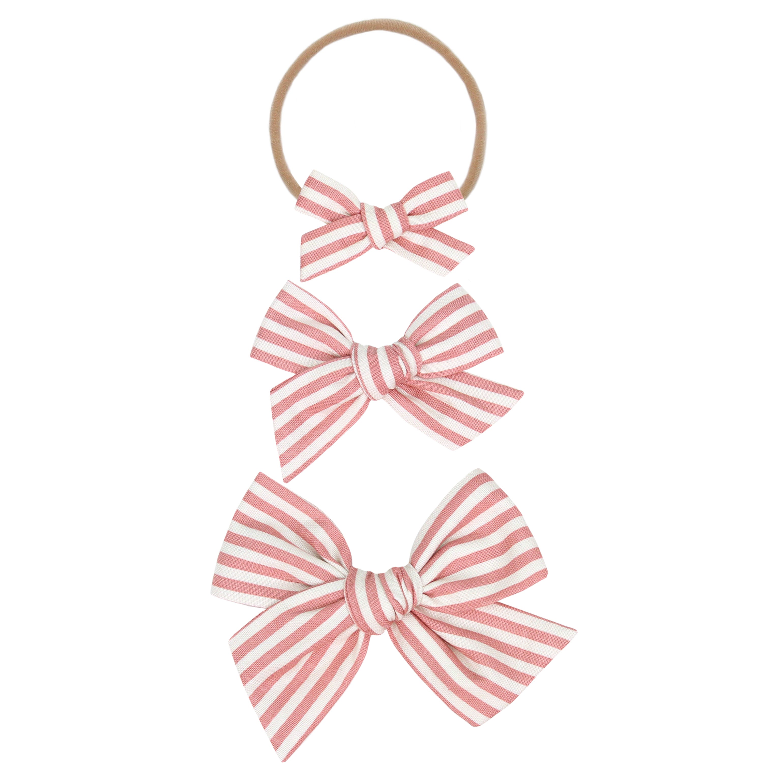 Classic Bow - Vintage Rose