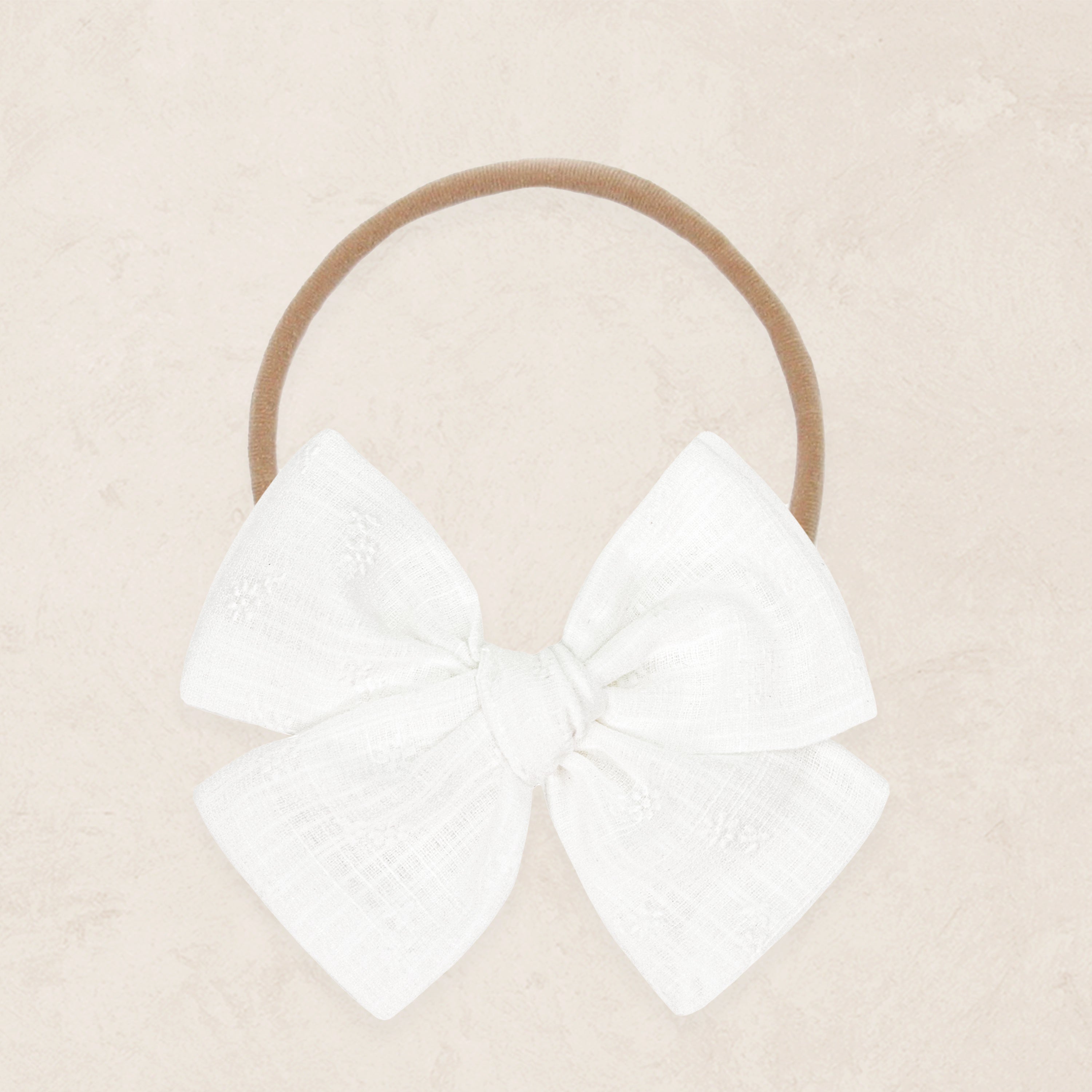 Adventure Bow - White Blossom Headband