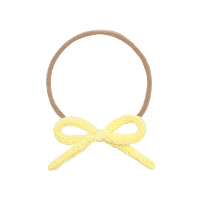 Crochet Bow - Lemonade Headband