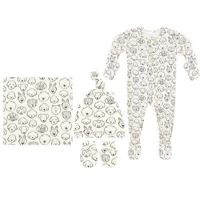 Dane Newborn Hat Bundle + Zipper Footie