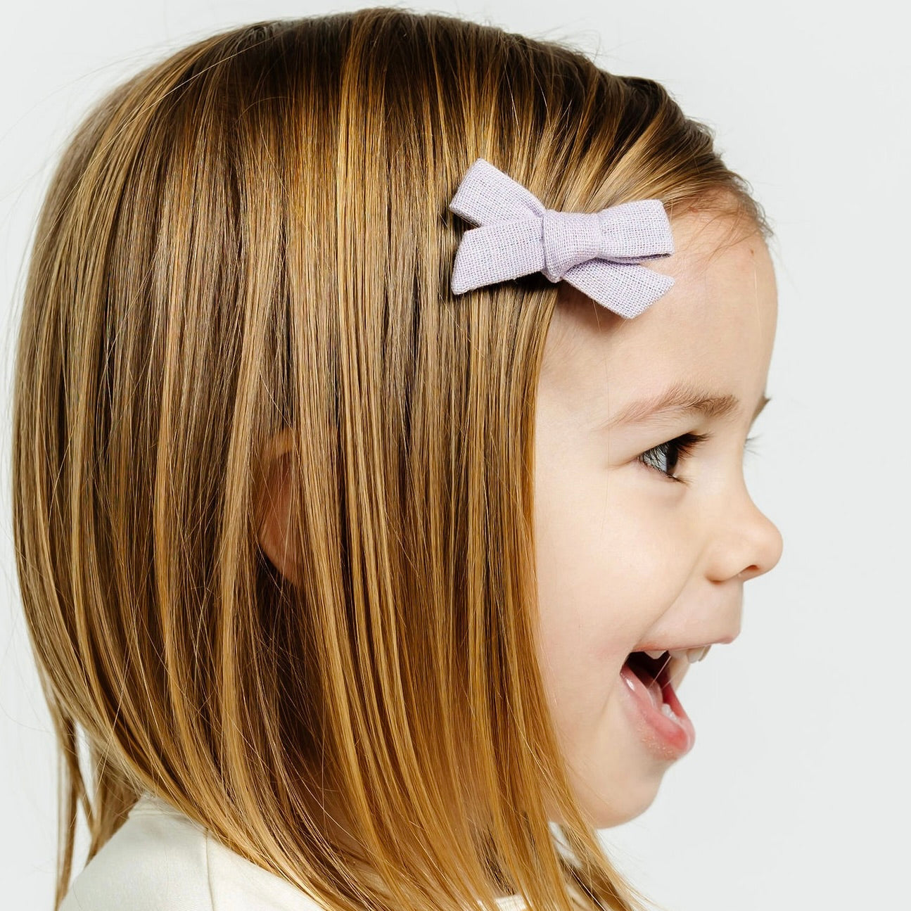 Classic Bow 3 Pack: Lavender Clips