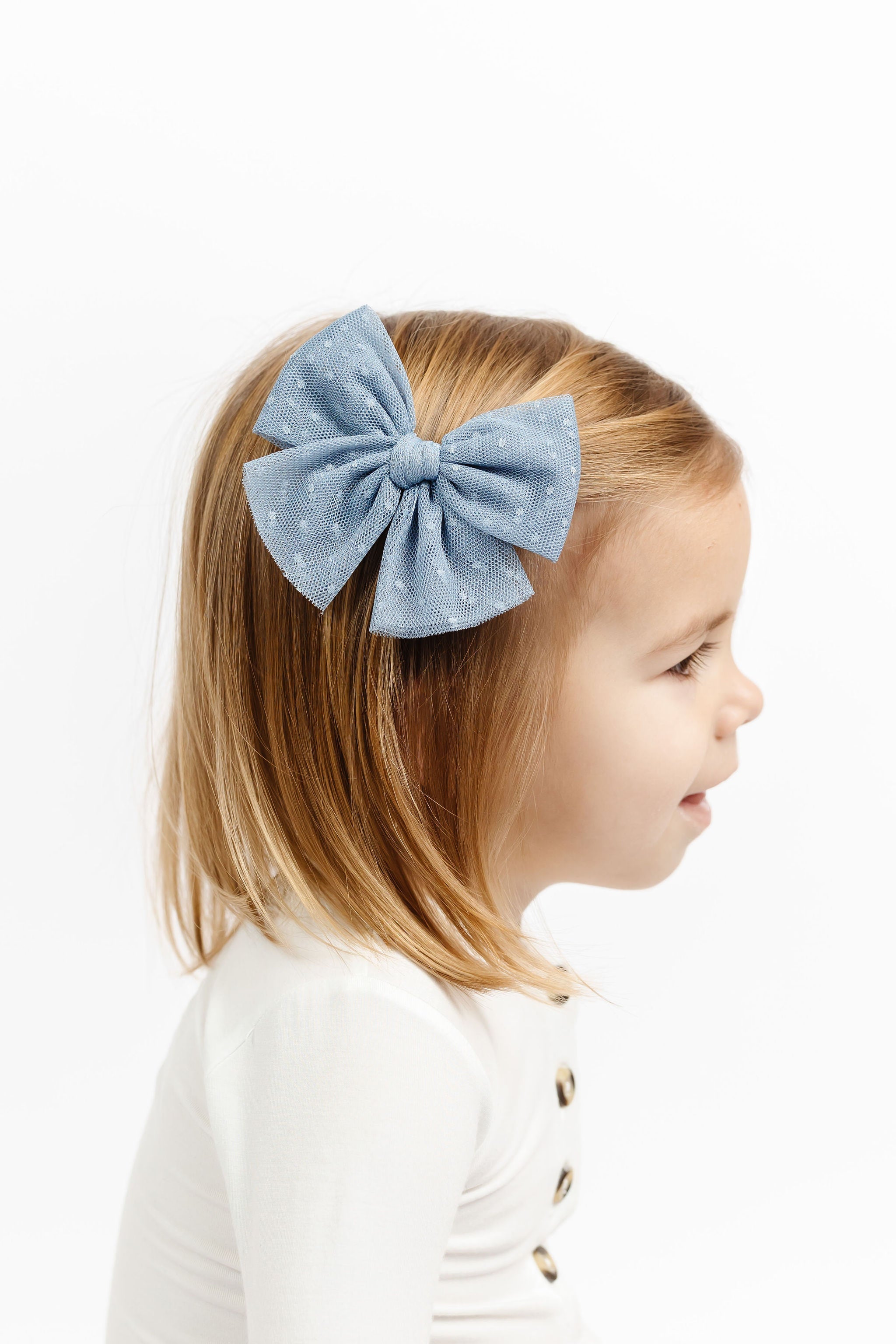 Tulle Bow - Cloud Dot