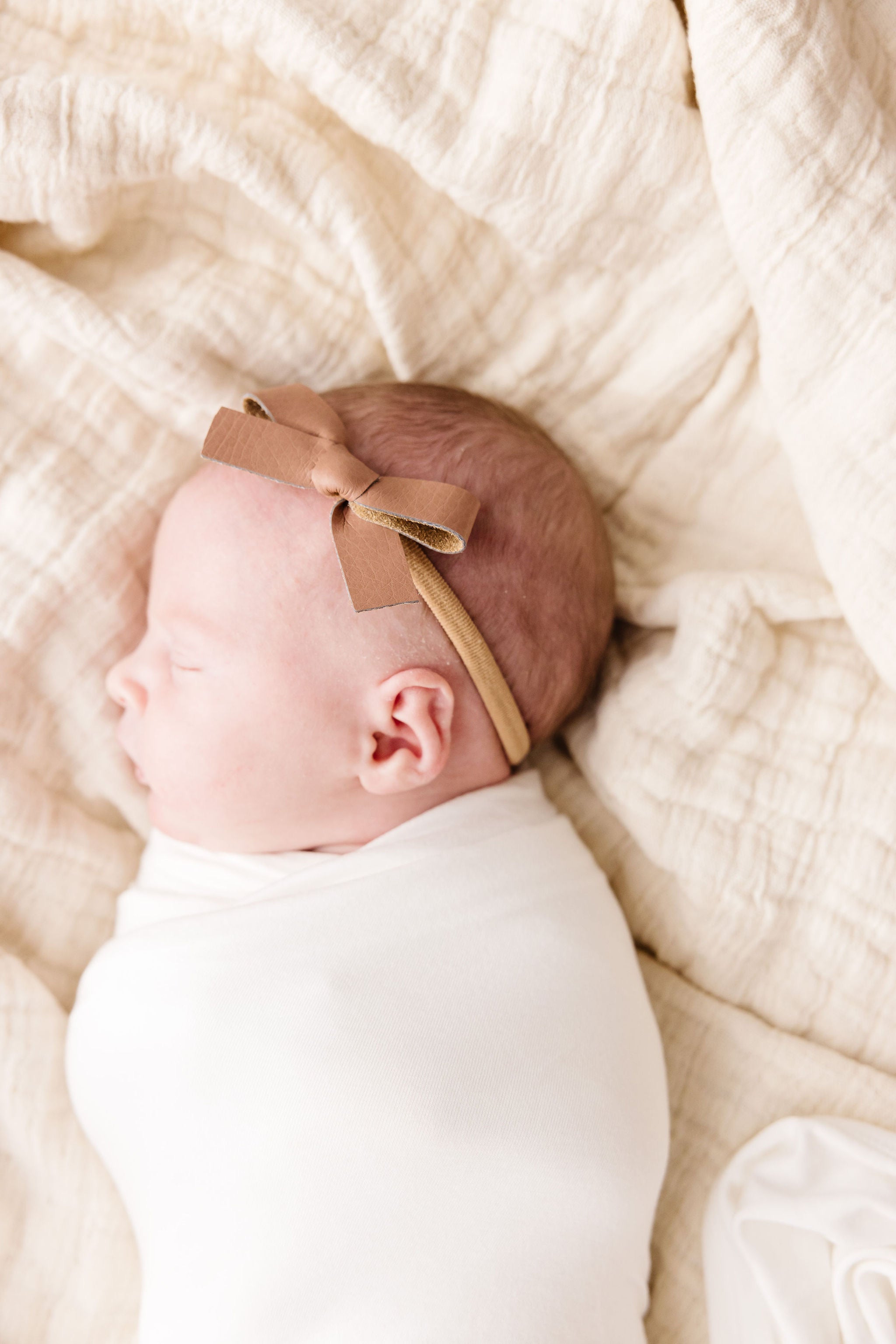 Leather - Sienna Bow Headband