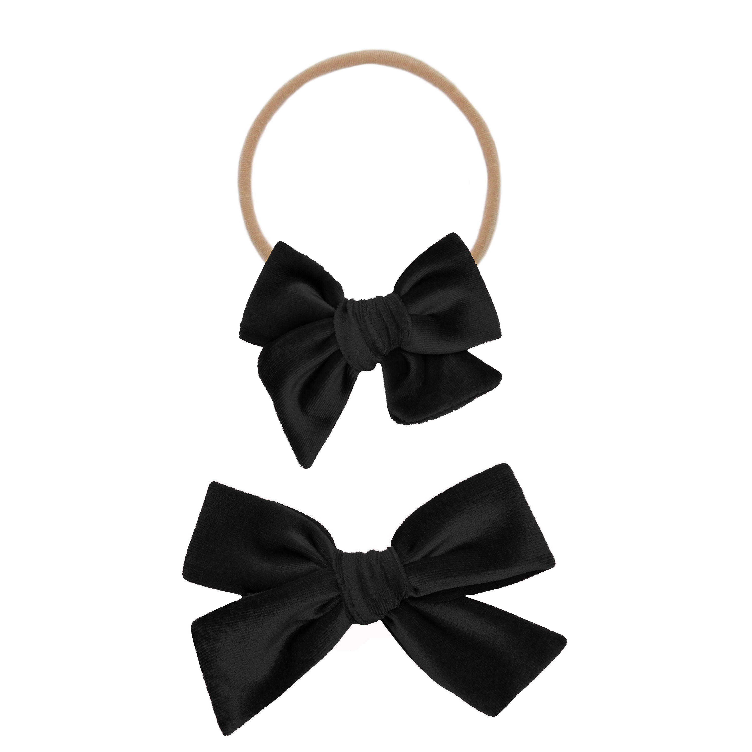 Velvet Bow - Headband