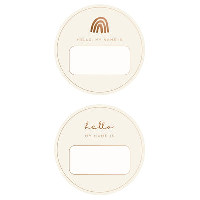 Blank Name Tags - Copper Foil (2 pack)