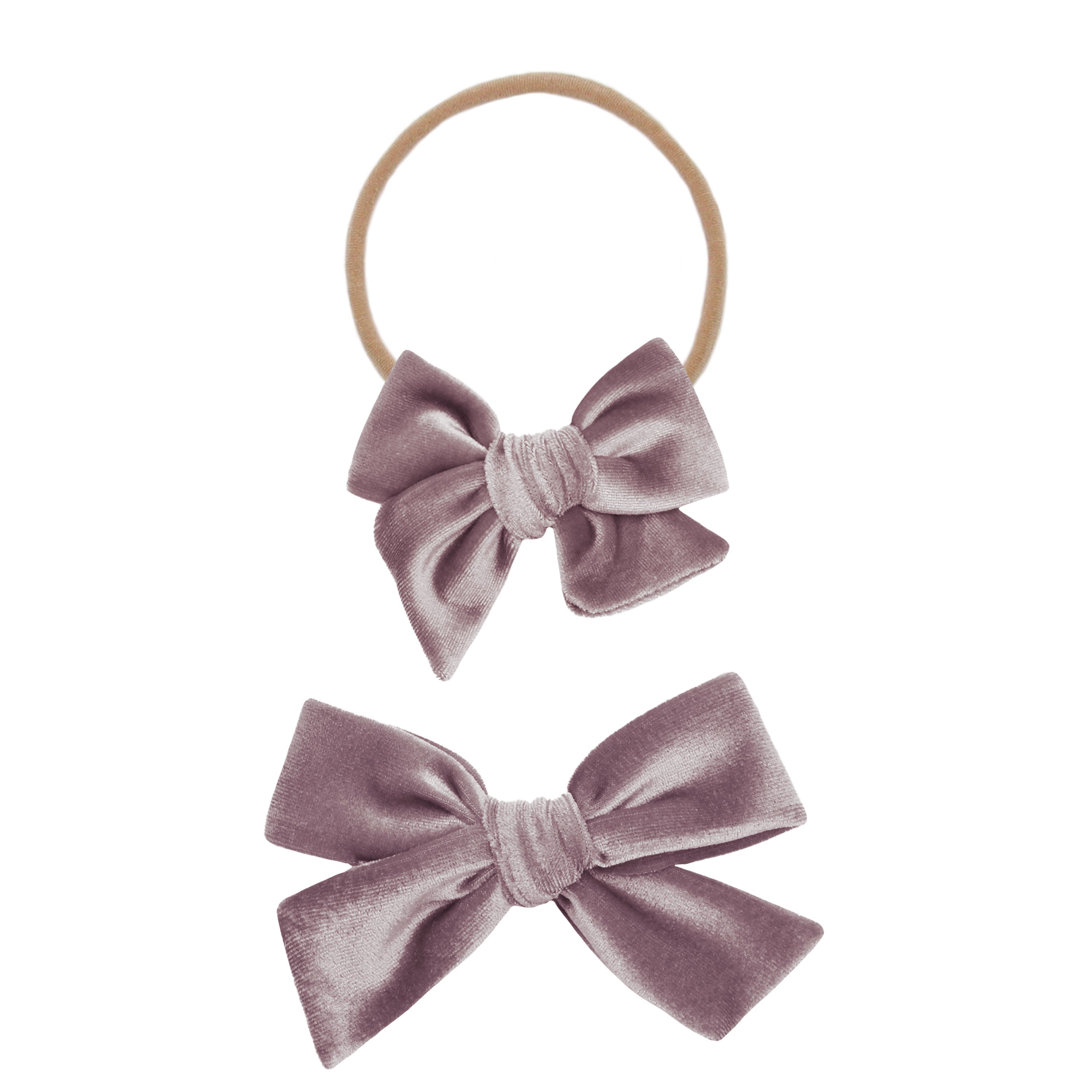 Velvet Bow - Headband
