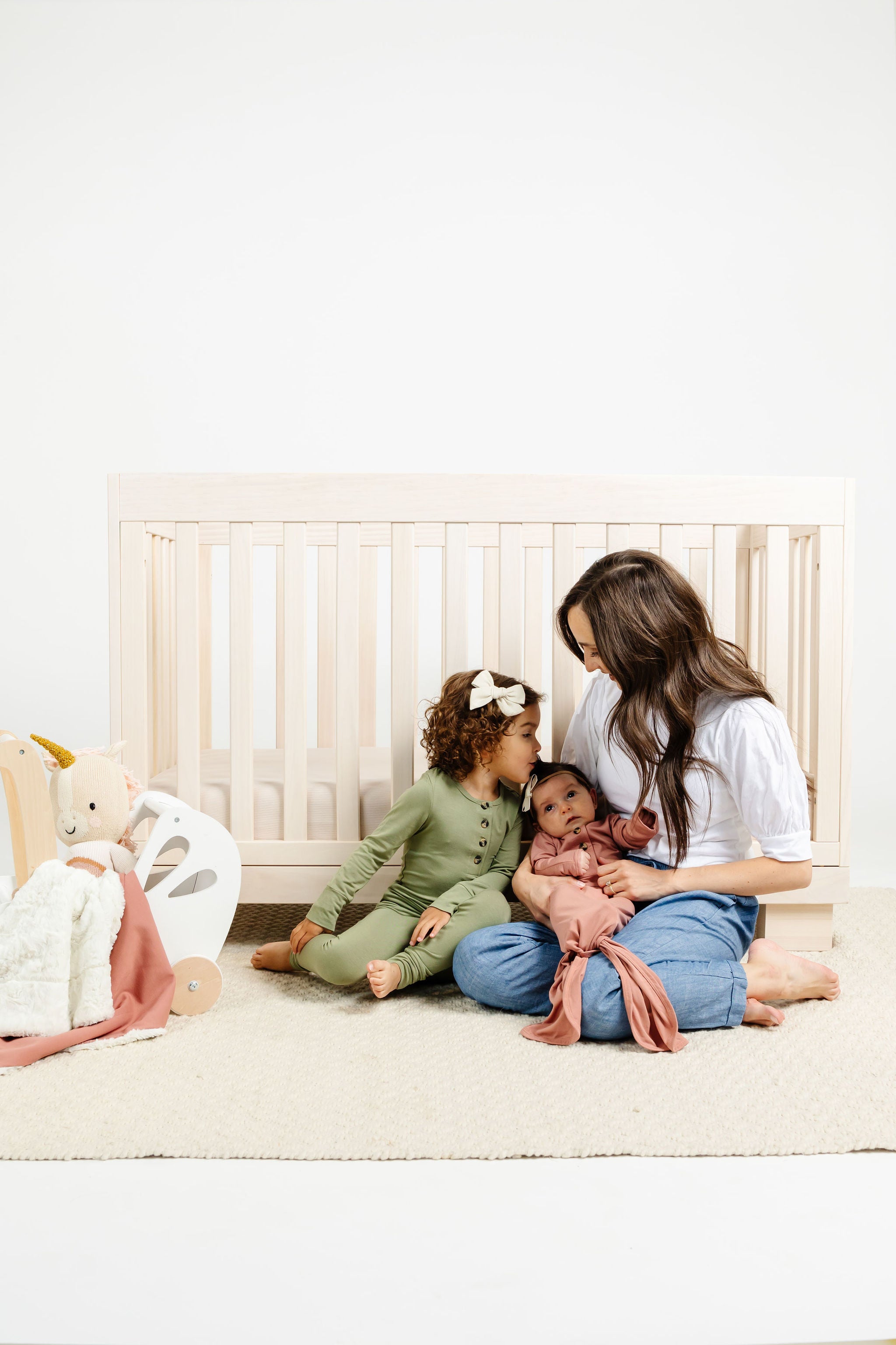 Cove Ribbed Crib Sheet
