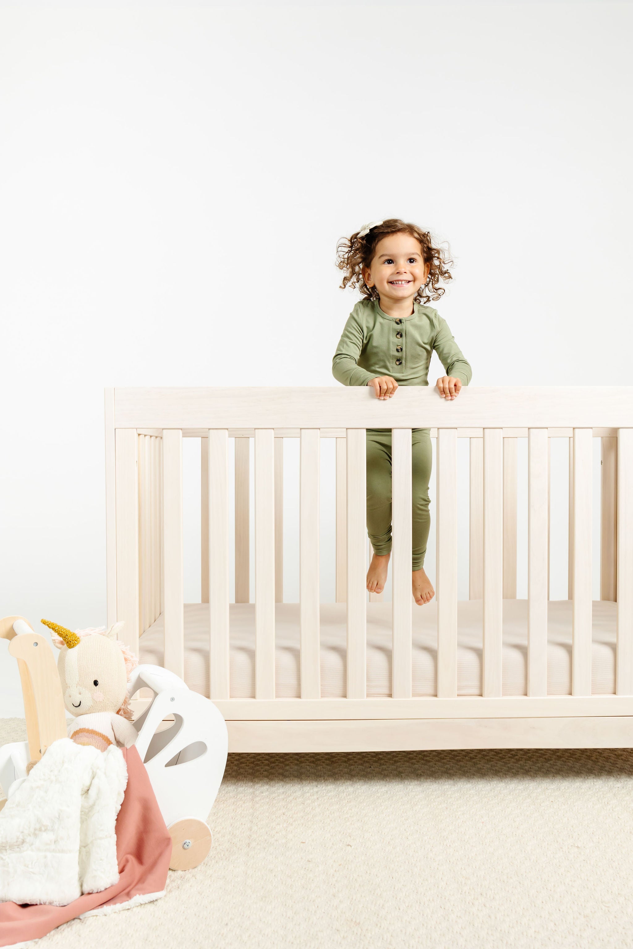 Cove Ribbed Crib Sheet