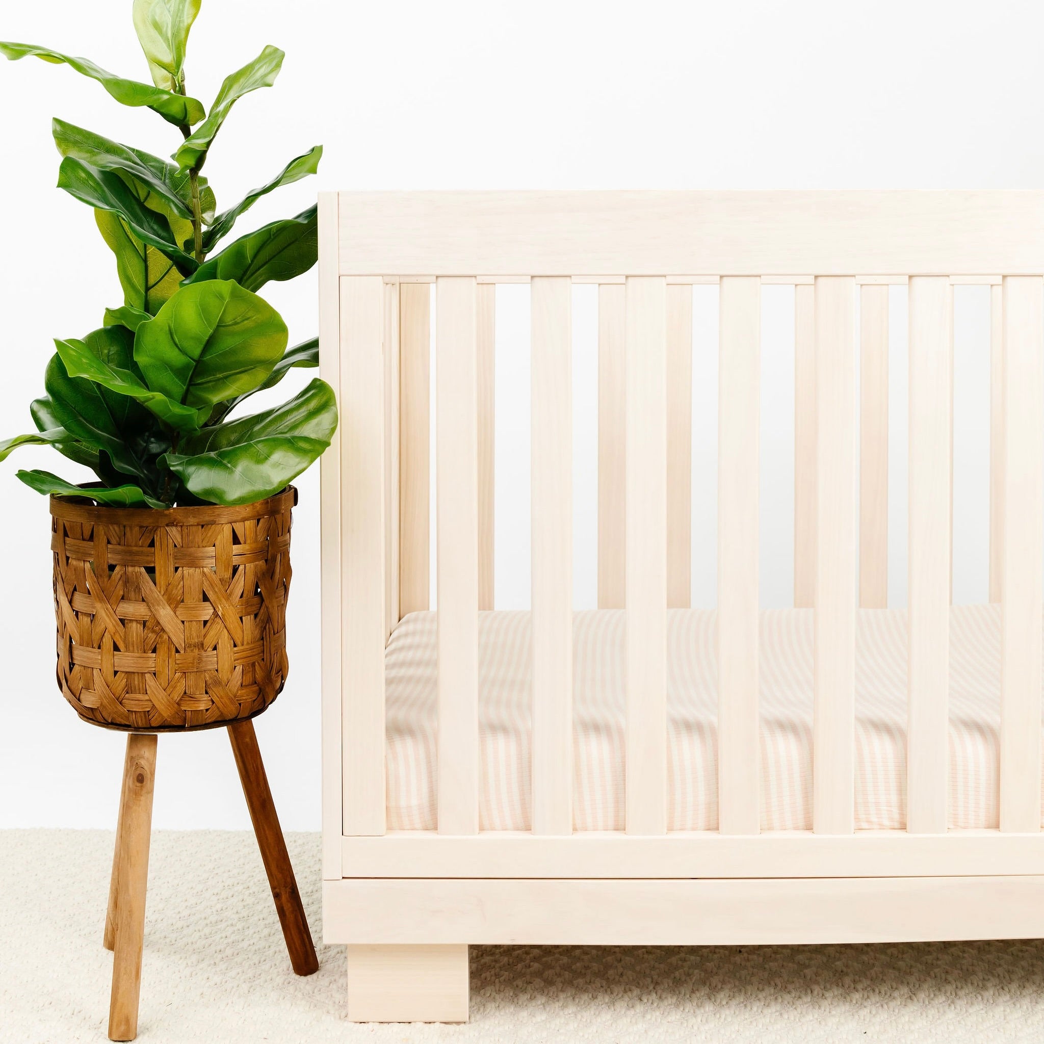 Harper Ribbed Crib Sheet + Changing Pad Cover Pack