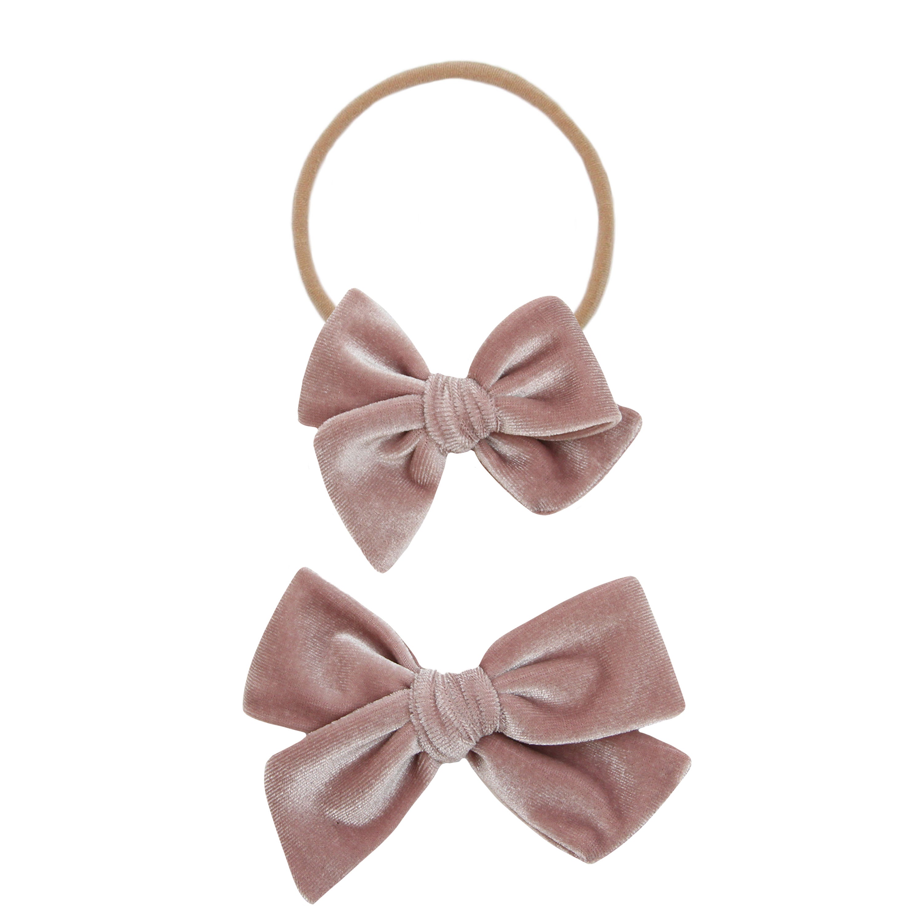 Velvet Bow - Headband
