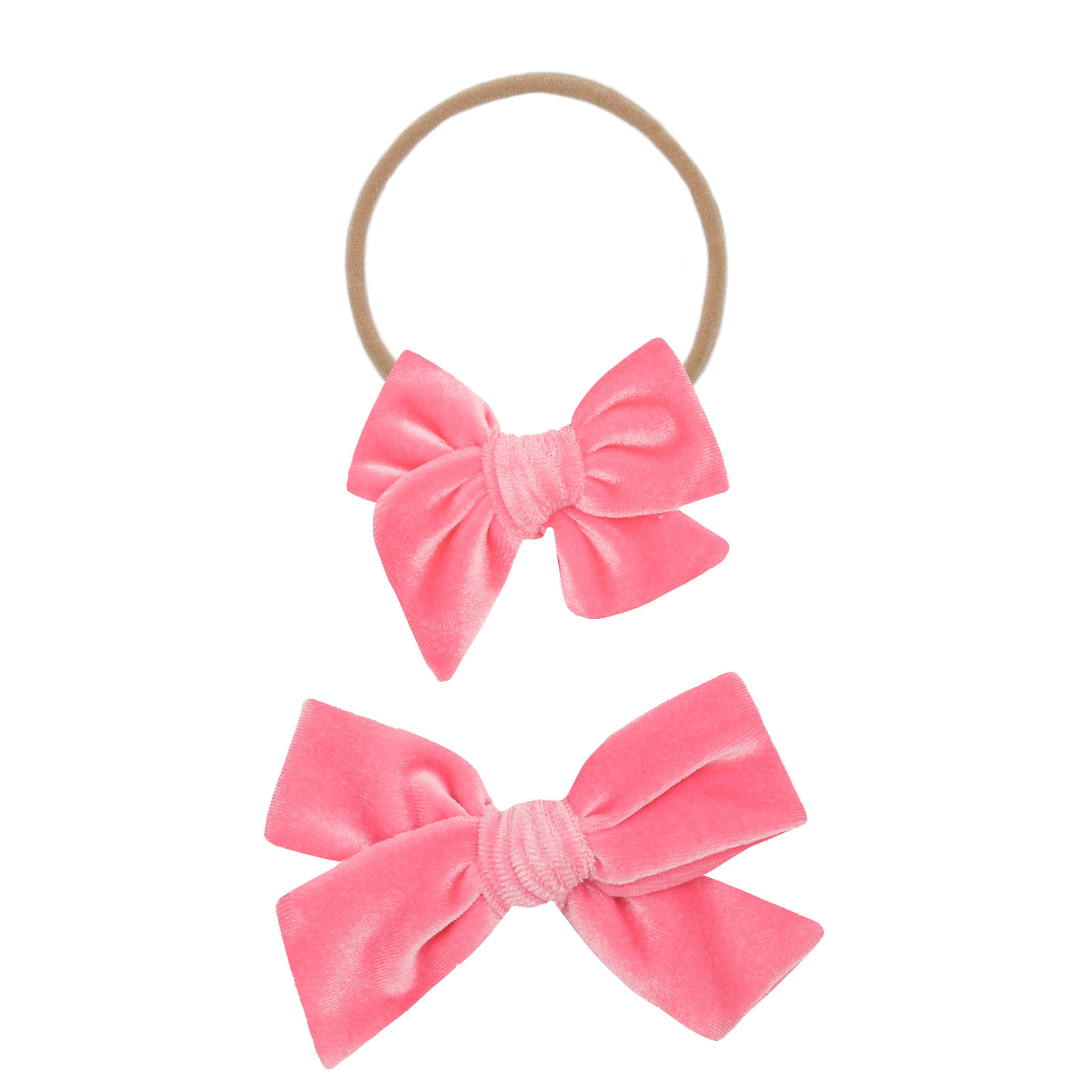 Velvet Bow - Headband