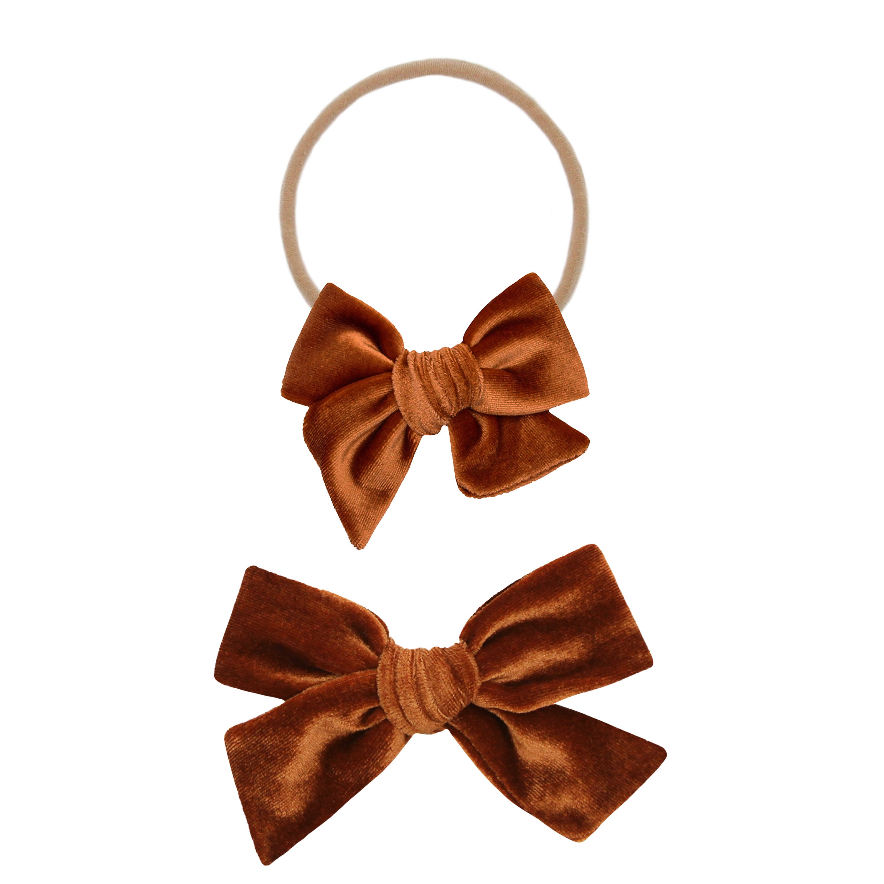 Velvet Bow - Headband