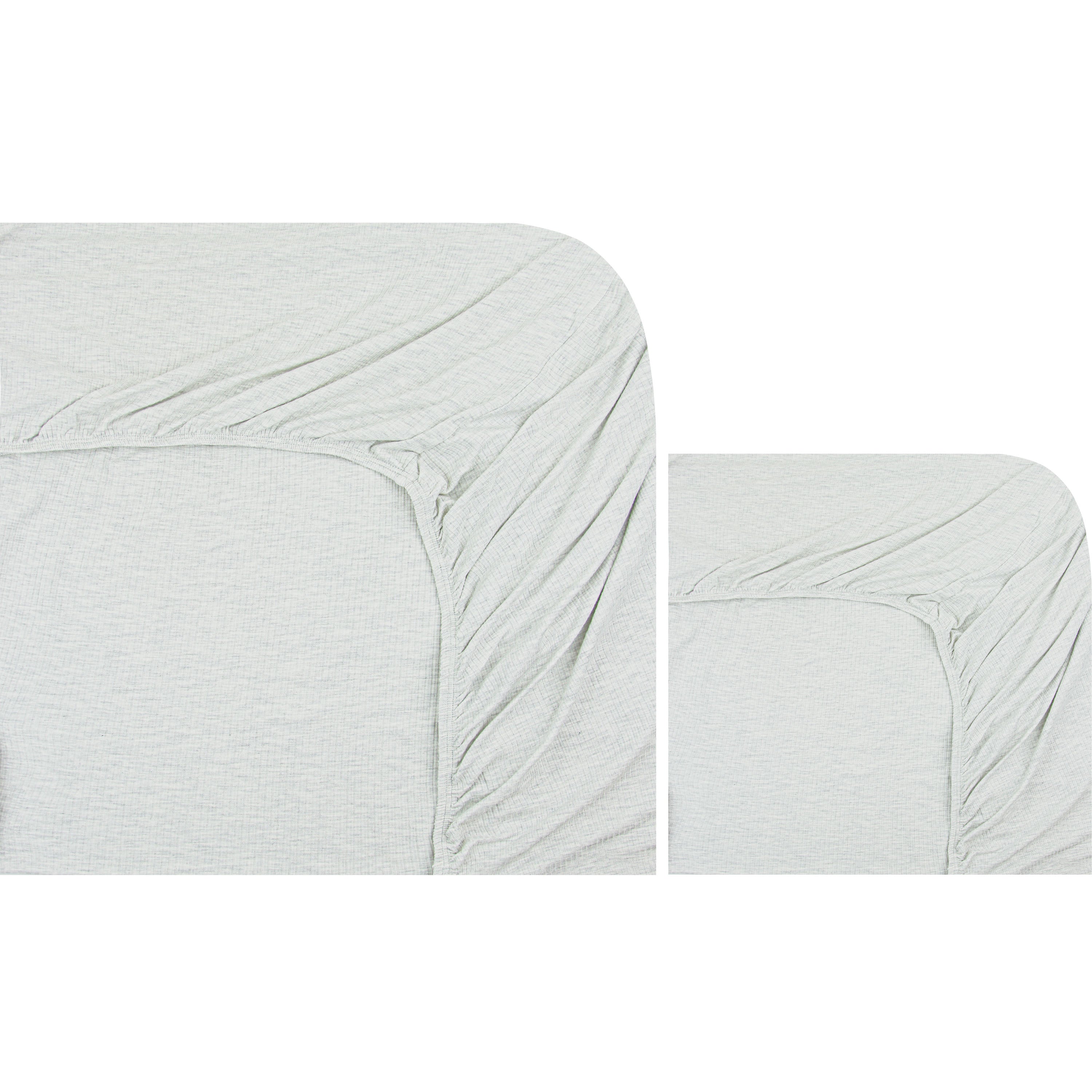 Stevie Ribbed Crib Sheet + Changing Pad Cover Pack