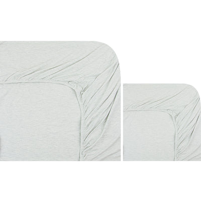Stevie Ribbed Crib Sheet + Changing Pad Cover Pack