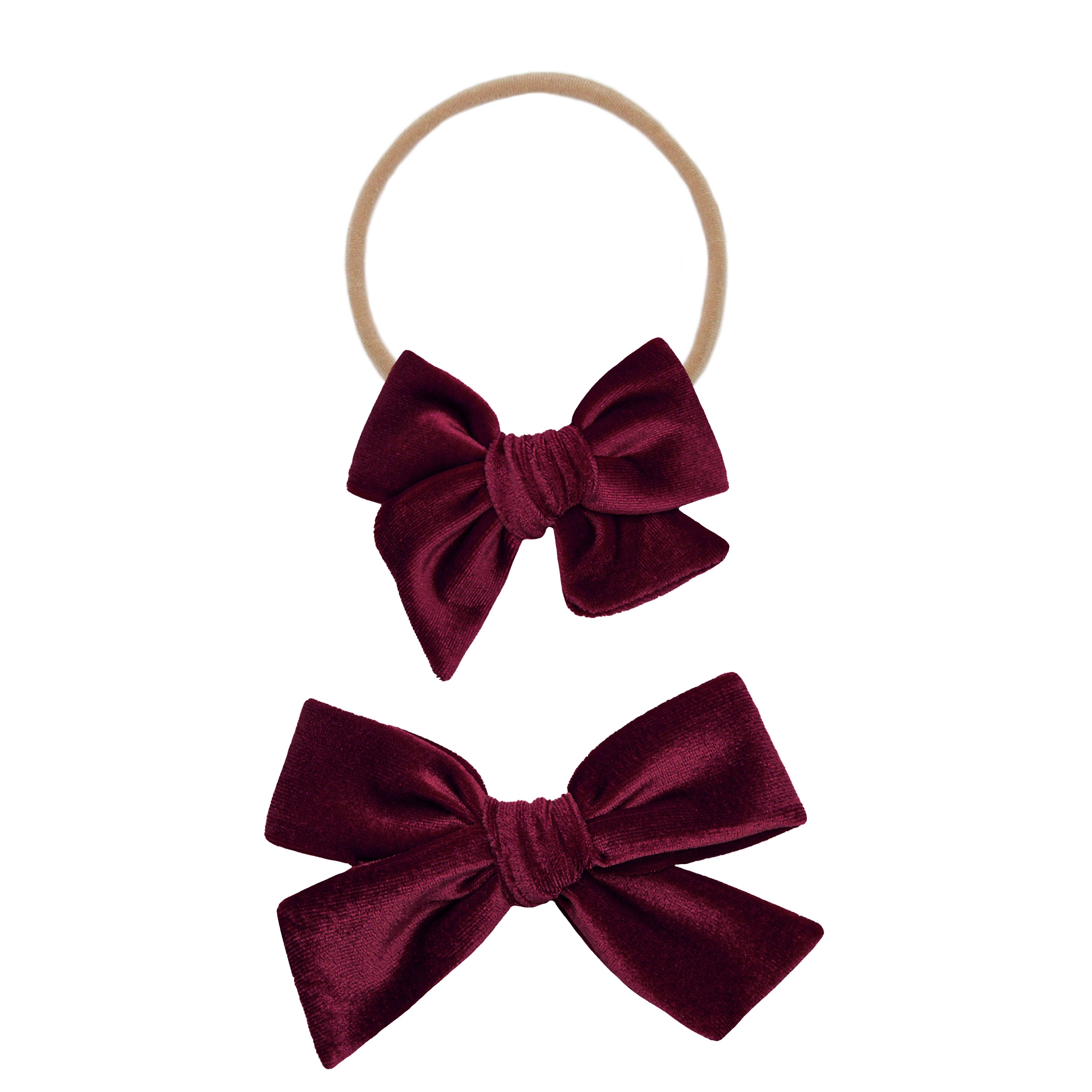 Velvet Bow - Headband