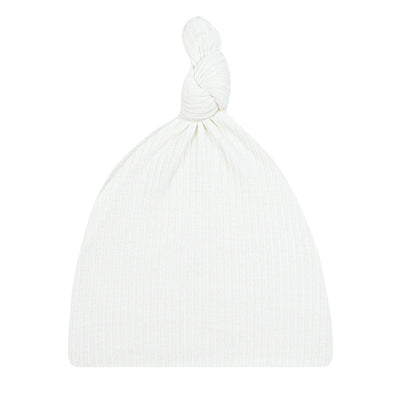Wren Ribbed Top Knot Hat