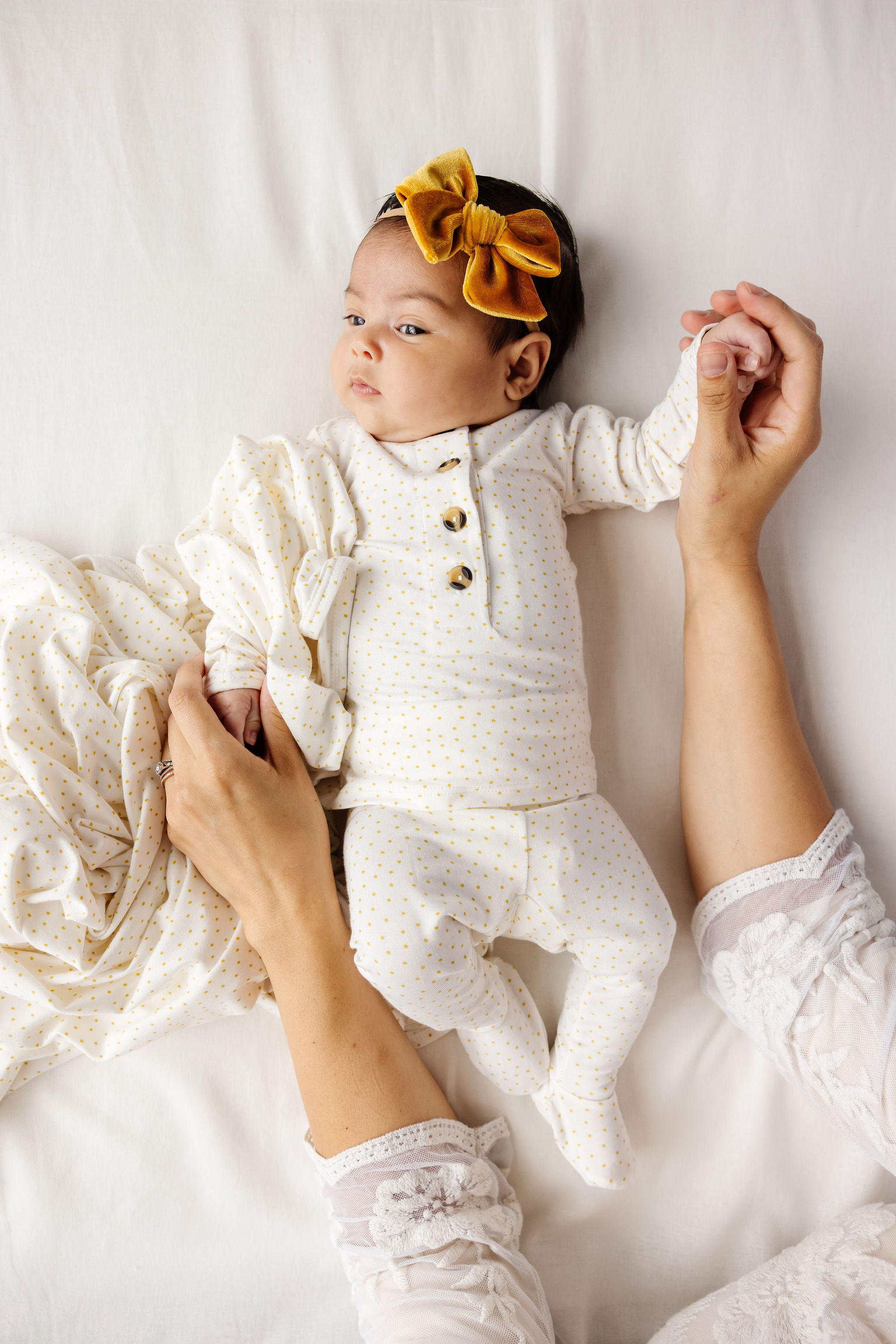 Velvet - Honey Bow Headband