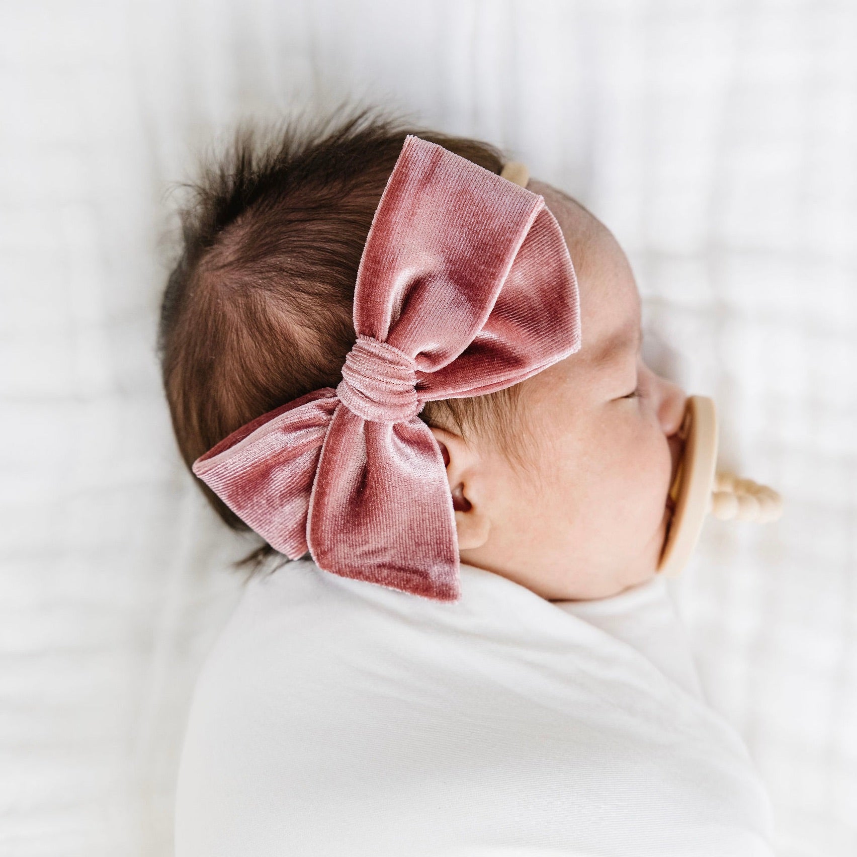 Velvet - Rose Bow Headband