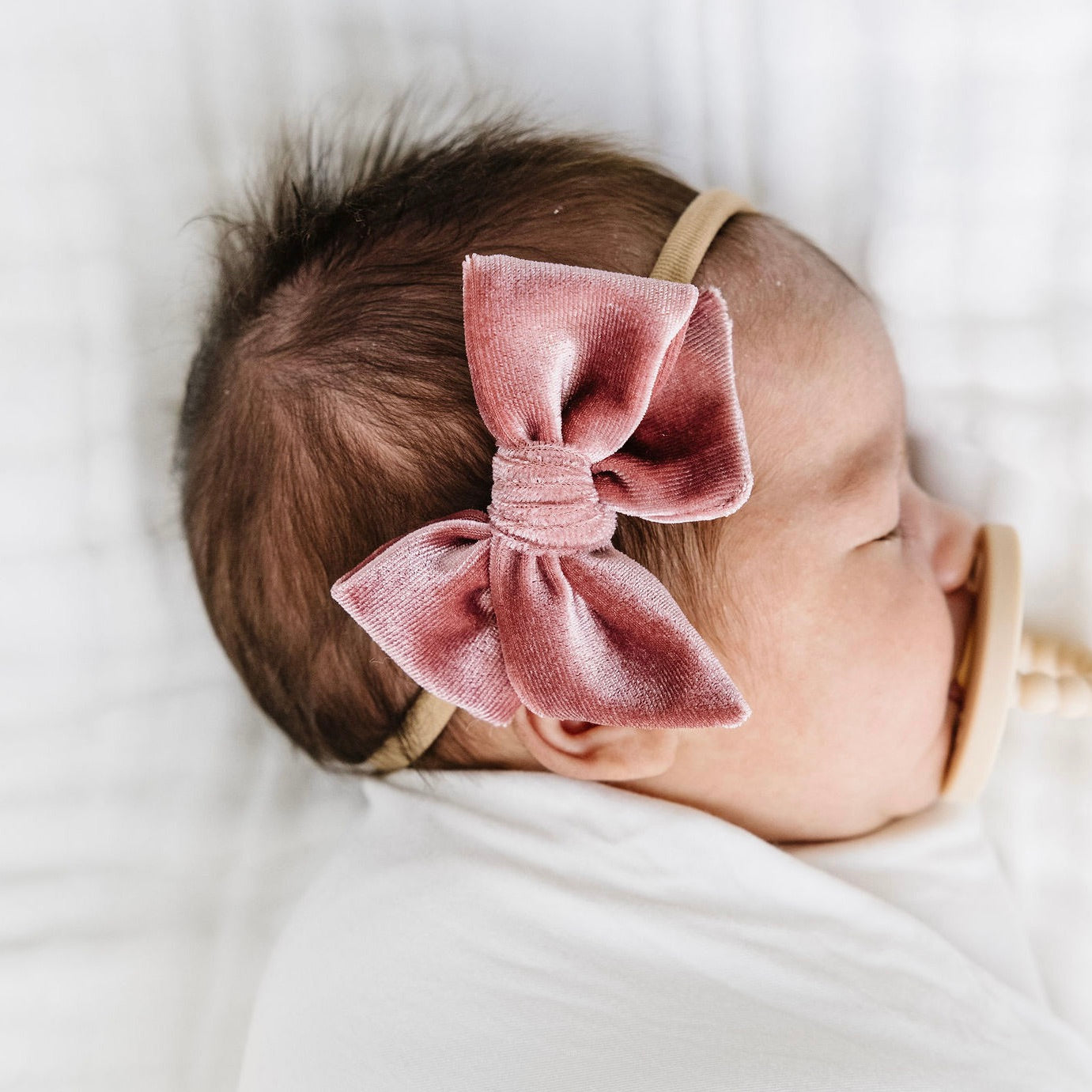 Velvet - Rose Bow Headband